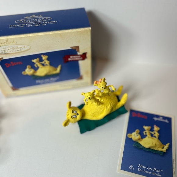 Dr. Seuss Keepsake Ornament Set of 3 The Grinch Christmas Hallmark Keepsake NEW - Picture 7 of 7